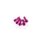 Hiro Seiko Alloy Hex Socket Button Head Screw M3x10  [Pink] 5pcs / HS-48352