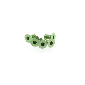 Hiro Seiko Alloy Hex Socket Flat Head Screw M3x6  [Green]...