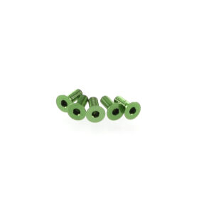 Hiro Seiko Alloy Hex Socket Flat Head Screw M3x8  [Green]...