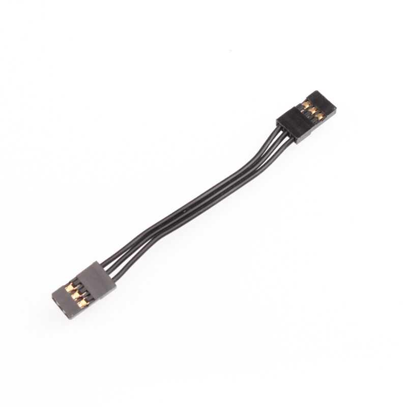 RUDDOG RX Connector Wire Black 60mm (JR Male to JR Male) / RP-0470