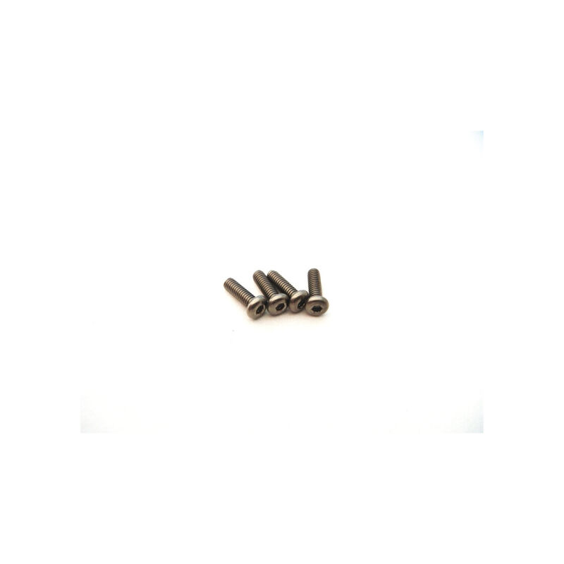 Hiro Seiko Titanium Hex Socket Button Head Screw M2.5x8mm (4pcs) / HS-48616