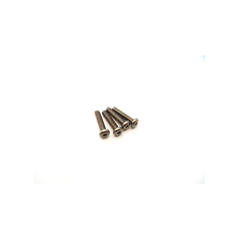 Hiro Seiko Titanium Hex Socket Button Head Screw M2.5x12mm (4pcs) / HS-48618