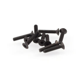 RUDDOG M3x16mm Flat Head Screws (10pcs) / RP-0576