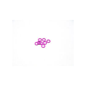 Hiro Seiko 3mm Alloy Spacer Set (0.75mm) [Purple] / HS-48447
