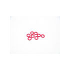 Hiro Seiko 3mm Alloy Spacer Set (1.0mm) [Red] / HS-48450