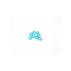 Hiro Seiko 3mm Alloy Spacer Set (1.0mm) [T-Blue] / HS-48452
