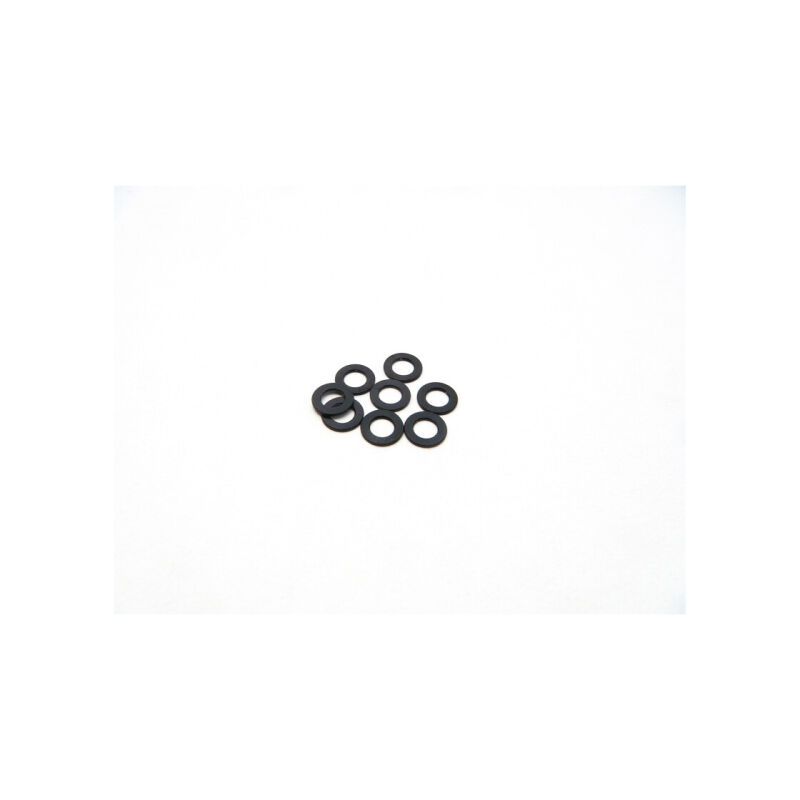 Hiro Seiko 3mm Alloy Spacer Set (1.0mm) [Black] / HS-48455