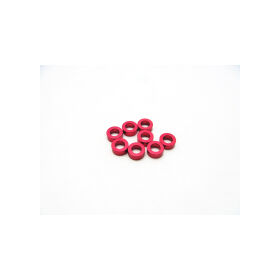 Hiro Seiko 3mm Alloy Spacer Set (1.5mm) [Red] / HS-48457