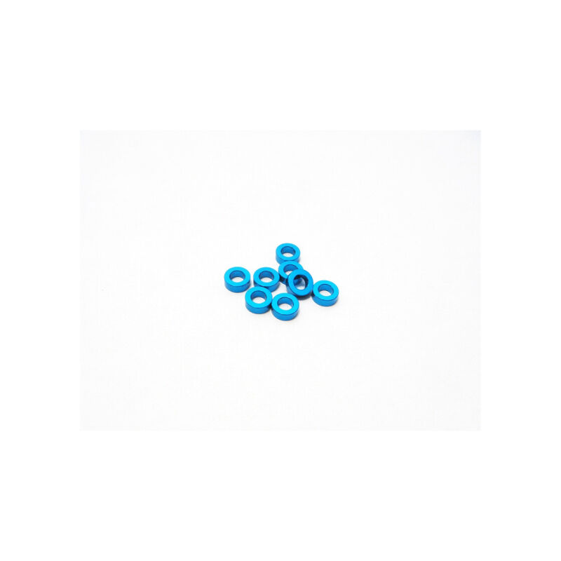Hiro Seiko 3mm Alloy Spacer Set (1.5mm) [T-Blue] / HS-48459