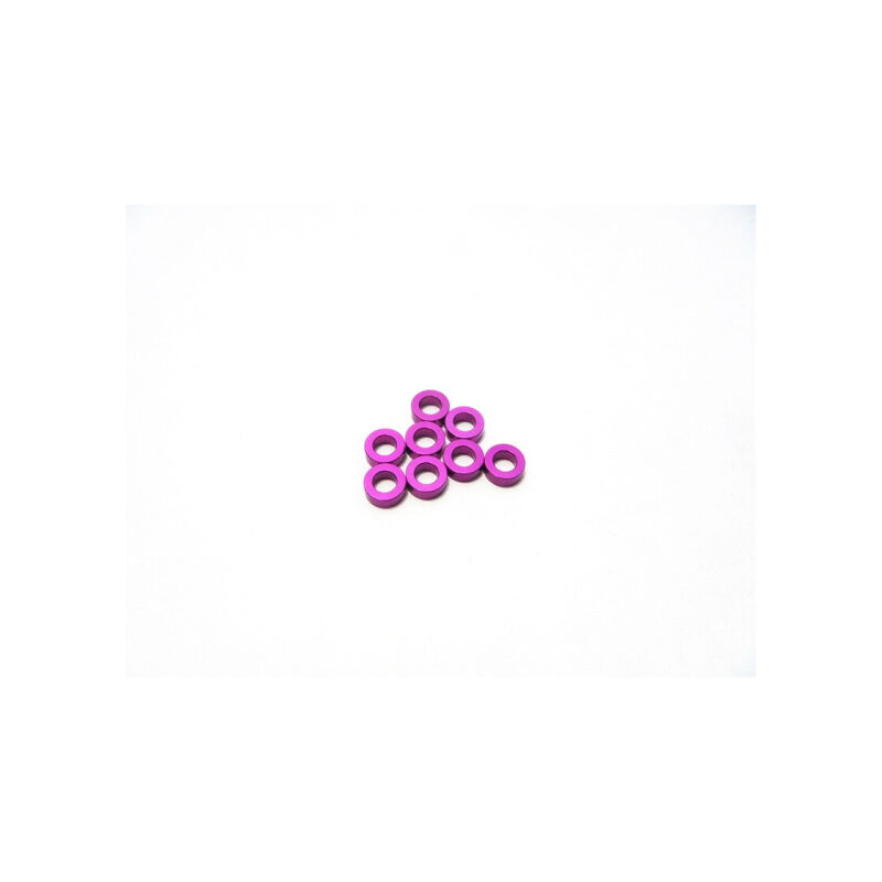 Hiro Seiko 3mm Alloy Spacer Set (1.5mm) [Purple] / HS-48461