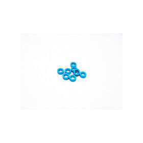 Hiro Seiko 3mm Alloy Spacer Set (2.0mm) [T-Blue] / HS-48466