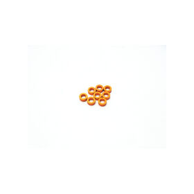 Hiro Seiko 3mm Alloy Spacer Set (2.0mm) [Orange] / HS-48470