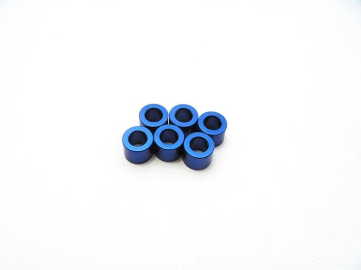 Hiro Seiko 3mm Alloy Spacer Set (2.5mm) [Y-Blue] / HS-48474