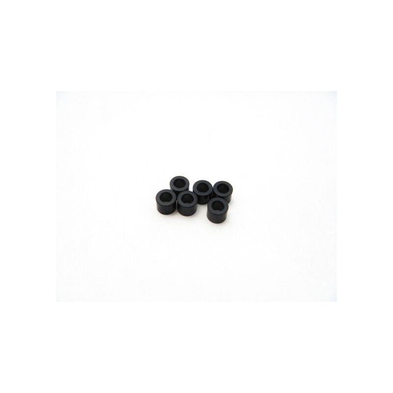 Hiro Seiko 3mm Alloy Spacer Set (3.0mm) [Black] / HS-48483