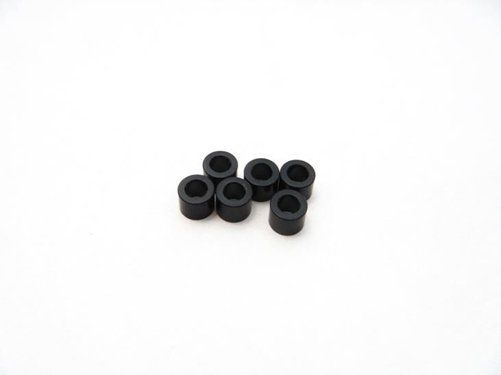 Hiro Seiko 3mm Alloy Spacer Set (3.0mm) [Black] / HS-48483