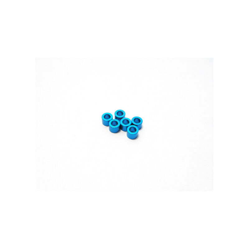 Hiro Seiko 3mm Alloy Spacer Set (4.0mm) [T-Blue] / HS-48487