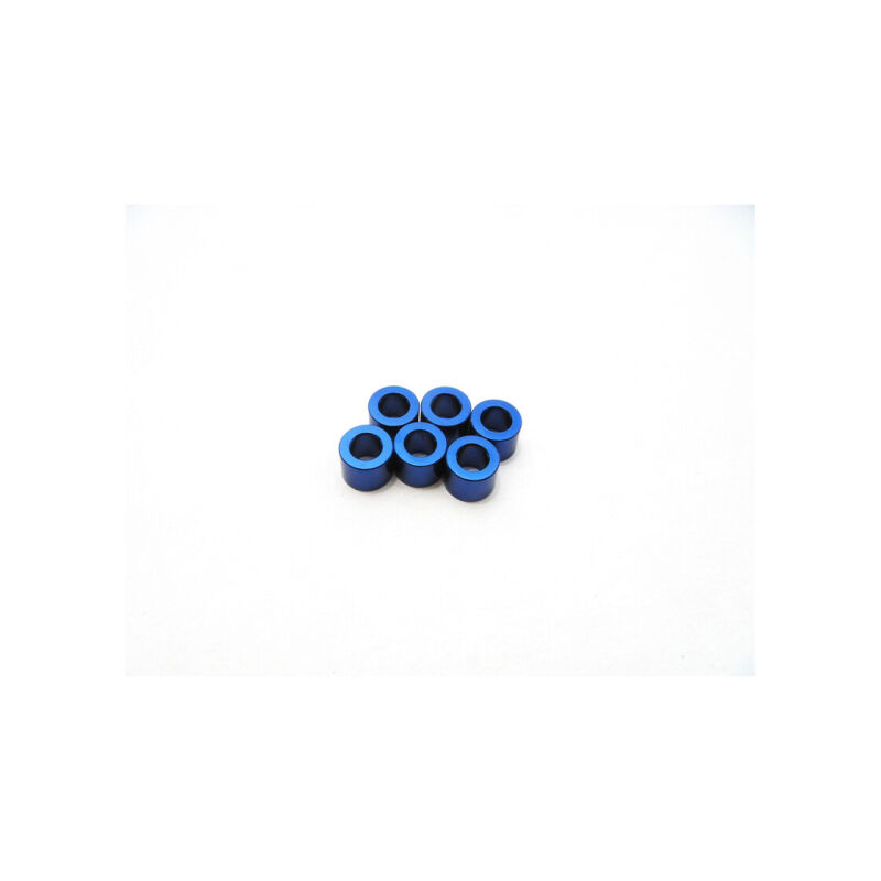 Hiro Seiko 3mm Alloy Spacer Set (4.0mm) [Y-Blue] / HS-48488
