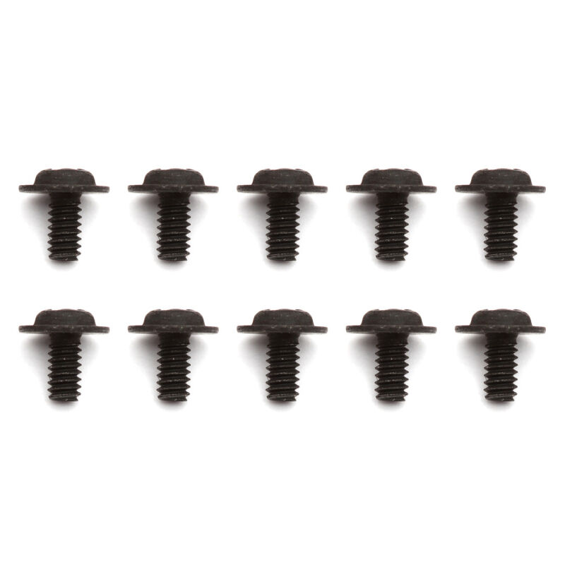 Team Associated Screws, 2x4 mm BHPS, flanged / AE7168