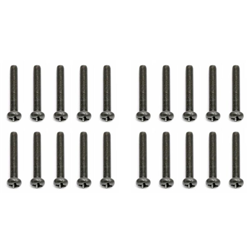 Team Associated Screws, 3x20 mm BHPS / AE25185