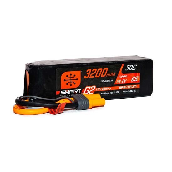 Spektrum Akku 3200mAh 6S 22.2V Smart G2 LiPo 30C IC5 / SPMX326S30