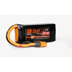 Spektrum Akku 1300mAh 3S 11.1V Smart G2 LiPo 30C IC3 /...
