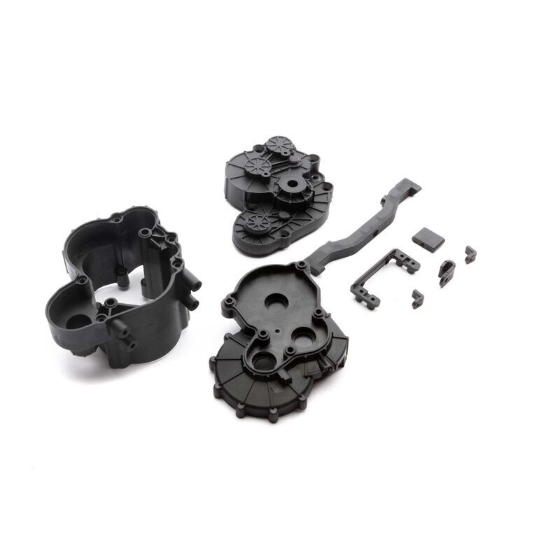 AXIAL Ersatzteil SCX6 2-Speed Transmission Case/Brace Set / AXI252013