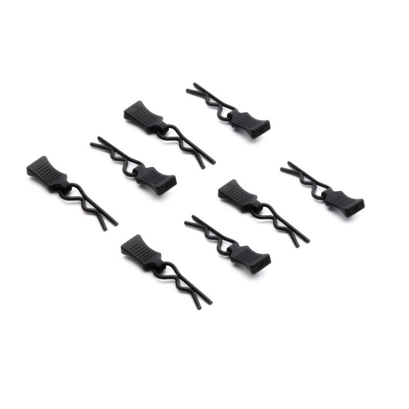 AXIAL Ersatzteil 6mm Body Clip with Tabs (8) / AXI250010