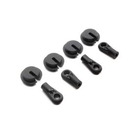 AXIAL Ersatzteil SCX6 Shock End & Spring Cup (4) /...