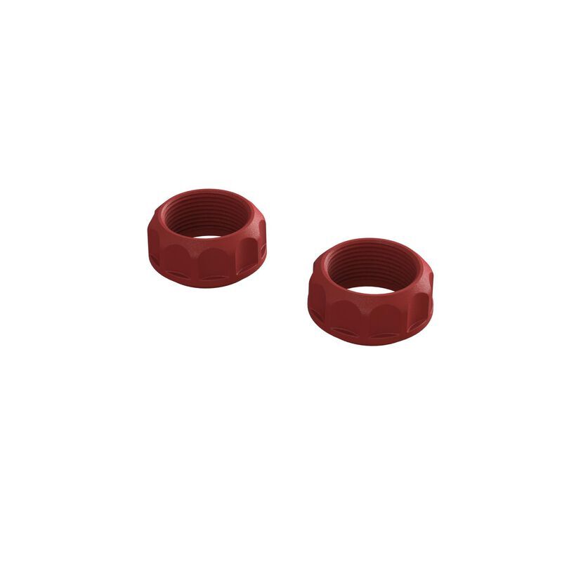 ARRMA Ersatzteil Threaded Shock Collar Red (2) / ARA330690