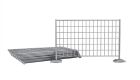 AMEWI Absperrzaun silber / 018-G308-031