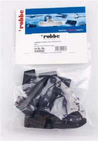 Robbe Modellsport Landeklappen-Scharnier L65mm schwarz Kunststoff 10Stk. / 56000090
