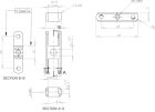 Robbe Modellsport Mittelteil  LS 4226/12, 25mm, 2,5°, 5mm / 58342000