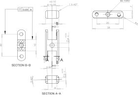 Robbe Modellsport Mittelteil LS 5030/14;LS 6330/15, 30mm, 2,5°, 6mm / 58352000