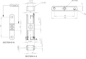 Robbe Modellsport Mittelteil LS 3522/5, 20mm, 2,5°,...