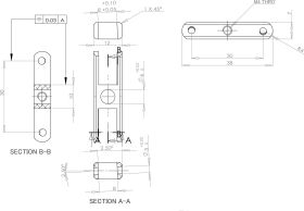 Robbe Modellsport Mittelteil LS 3522/5, 20mm, 2,5°, 5mm / 58332000