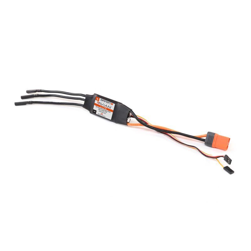 Spektrum Avian Lite 70-Amp Brushless Smart ESC, 3S-6S IC5 (EFL0950 / EFL0975) / SPMXAE70A