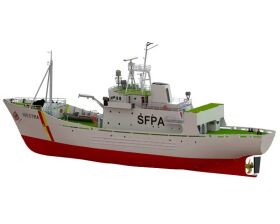 Krick FPV Westra Fischerei Patrouillenboot 1:50...