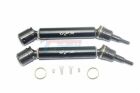 GPM ARRMA BIG ROCK CREW CAB / black Steel+Aluminium Front/Rear CVD Drive Shaft - 8pc set / GPMMAB108FRSBK