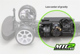 Mugen MTC2 Kit FWD 1/10 E-TW (ohne Räder) / MUGA2004