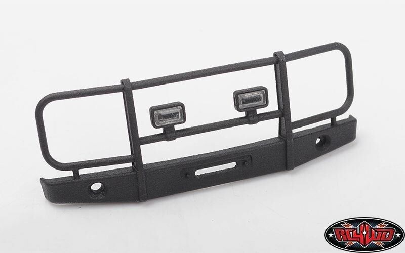 RC4WD Micro Series Tube Front Bumper w/ flood lights for Axial SCX / RC4VVVC1147