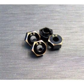 SAMIX SCX24 brass hex adaptar (3.5mm) / SAMscx24-4063-3.5