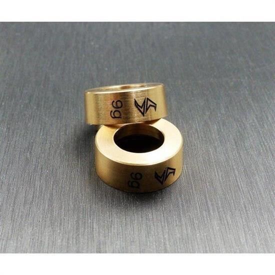 SAMIX SCX24 brass wheel weights (9g) / SAMscx24-4078