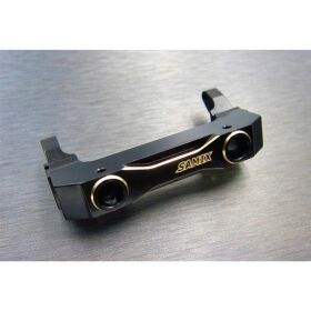 SAMIX SCX10-3 brass front bumper mount set / SAMscx3-4060