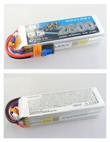 Dualsky Lipo Akku XP28005EX 2800 5S1P 30C / DS35505