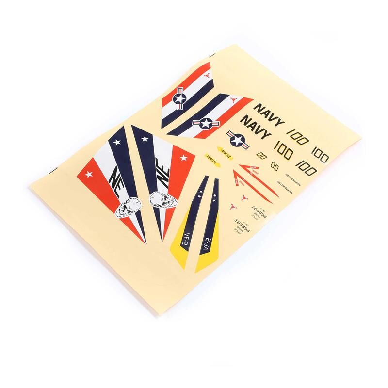 E-Flite Ersatzteil Decal Set: F-14 Tomcat 40mm / EFL01467