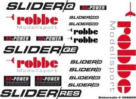 Robbe Modellsport Dekorsatz Slider QE / Q / R.E.S. / 268605