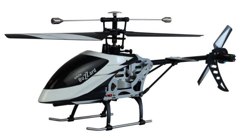 AMEWI Buzzard V2 Single-Rotor-Helikopter 4-Kanal RTF weiß / 25317
