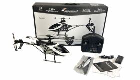 AMEWI Buzzard V2 Single-Rotor-Helikopter 4-Kanal RTF weiß / 25317