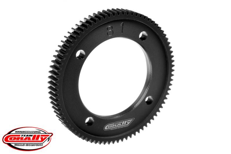 Team Corally Spur Gear 48DP 81 Teeth Center Diff Delrin CNC 1 pc / C-00140-156-81
