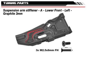 Team Corally Suspension arm stiffener A Lower Front Left...